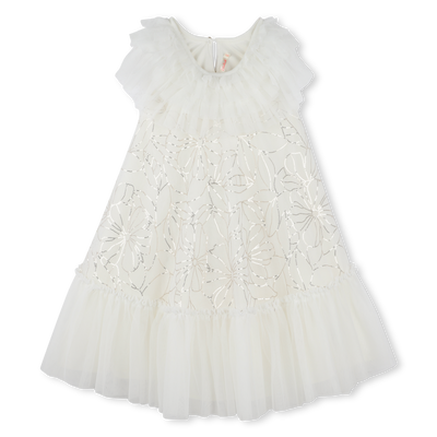Robe avec broderies orn&eacute;es de sequins BILLIEBLUSH FILLE