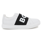 De sneaker van de faux BOSS 
                    JONGEN