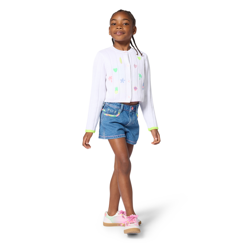 DENIM KORTE BROEK BILLIEBLUSH 
                        GIRL