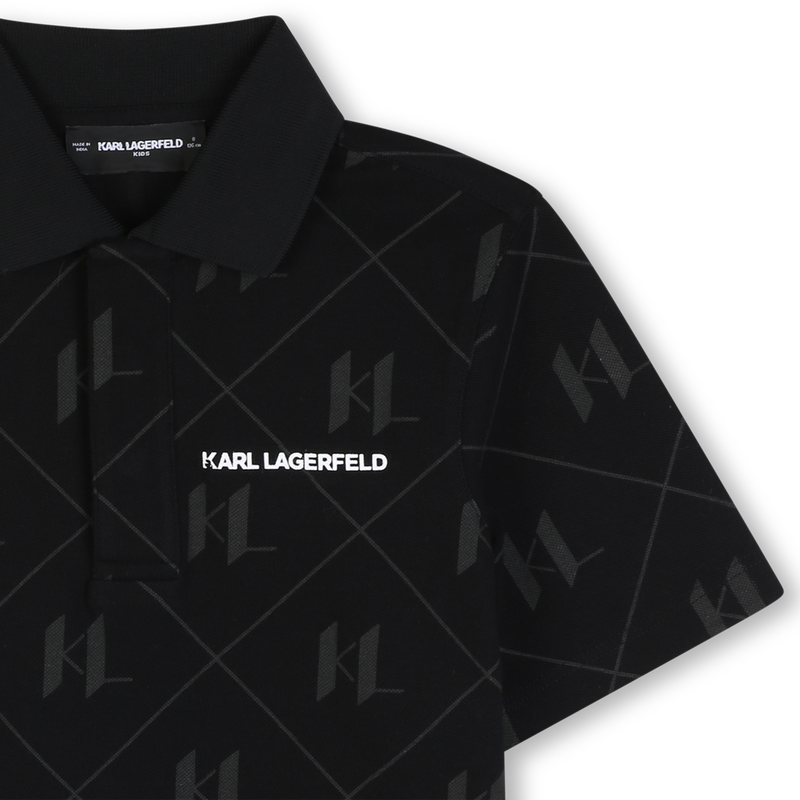 Korte mouwen polo KARL LAGERFELD KIDS 
                        BOY