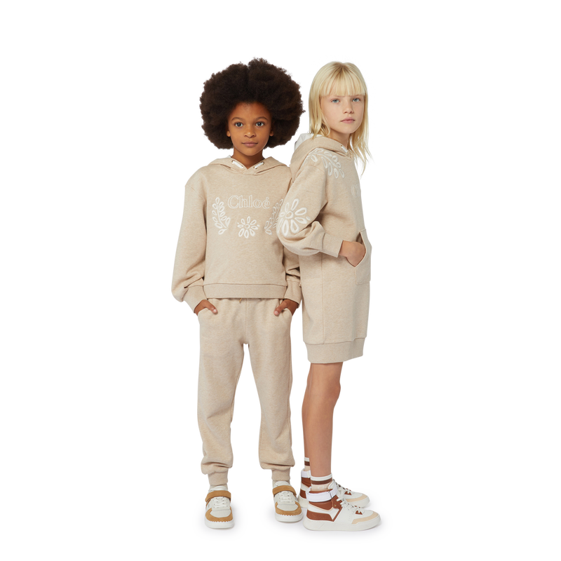 Fleece jurk met capuchon CHLOE 
                        GIRL