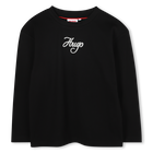 T-shirt &agrave; manches longues HUGO 
                    FILLE