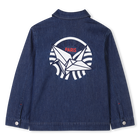 Veste en jean en coton KENZO KIDS 
                    UNISEXE