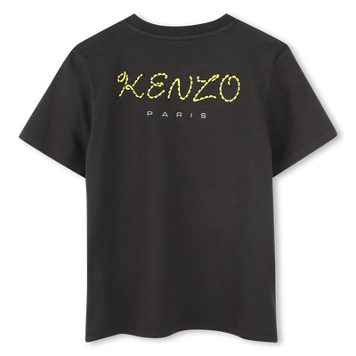 Katoenen T-shirt met badge KENZO KIDS UNISEX