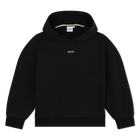 Sweat-shirt molleton &agrave; capuche BOSS 
                    FILLE