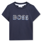 T-shirt met logoprint BOSS 
                    BOY