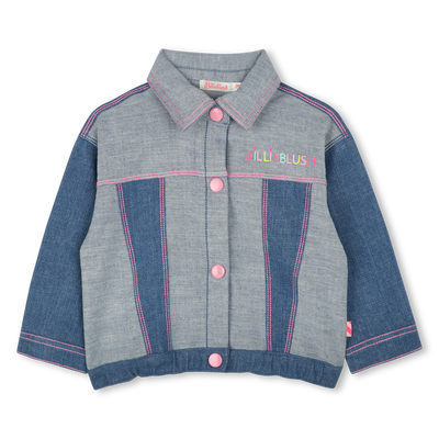 Veste en jean avec imprim&eacute;s BILLIEBLUSH FILLE