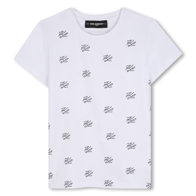 T-shirt met korte mouwen KARL LAGERFELD KIDS GIRL