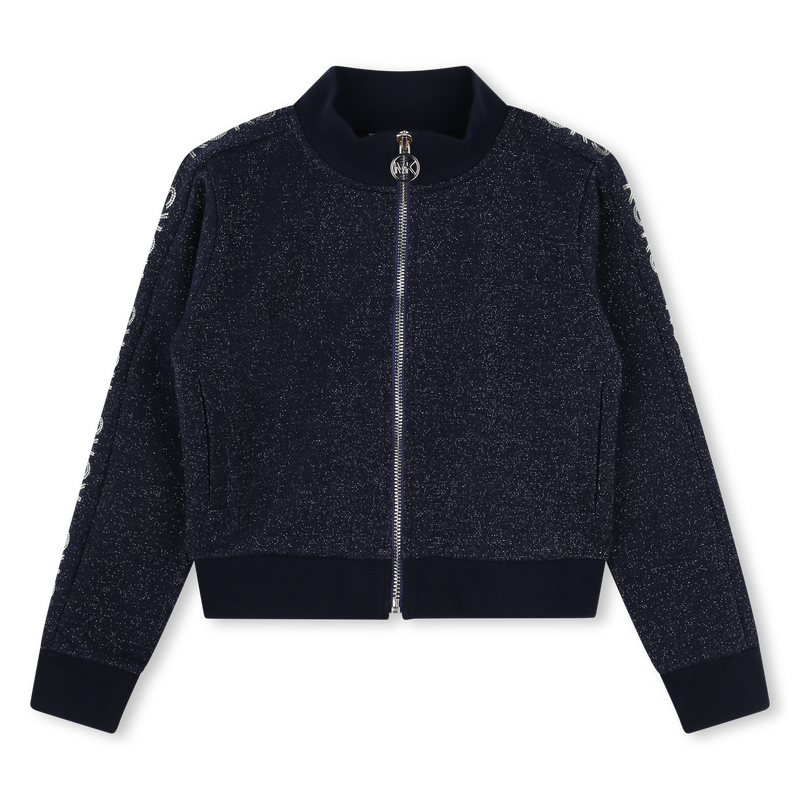 Cardigan molletonn&eacute; paillet&eacute; MICHAEL KORS 
                        FILLE