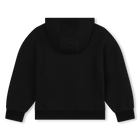 Sweat-shirt molleton &agrave; capuche BOSS 
                    FILLE