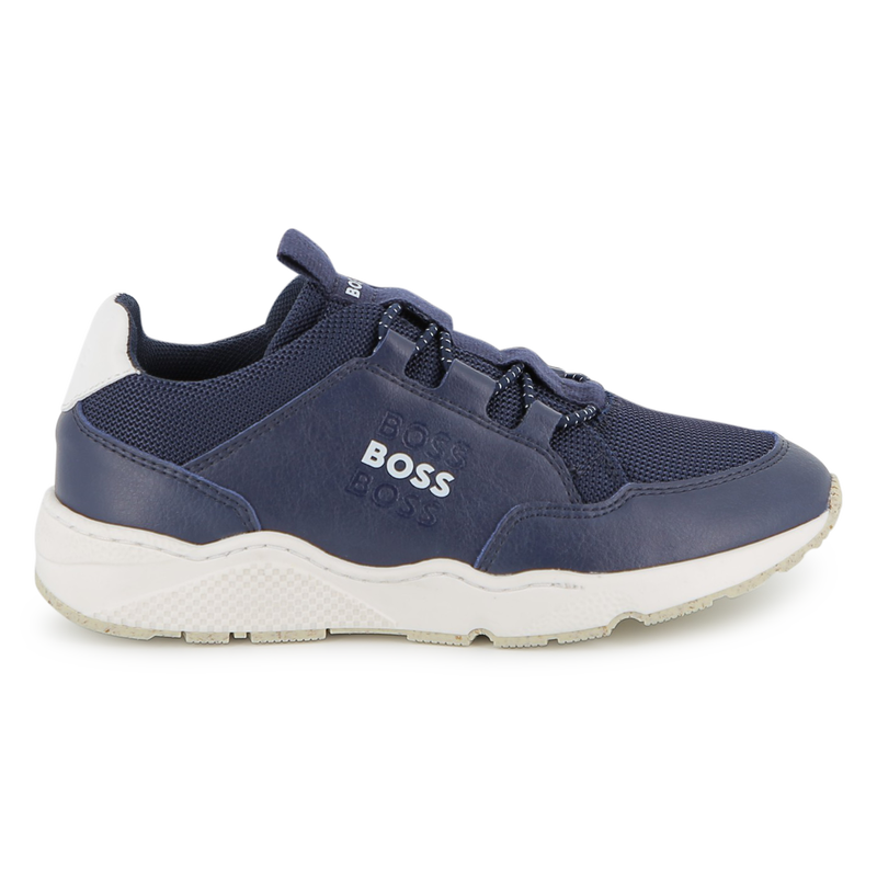 SNEAKERS MET VETERS BOSS 
                        BOY