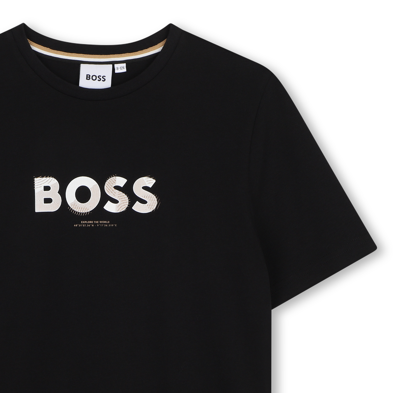 T-shirt met korte mouwen BOSS 
                        BOY