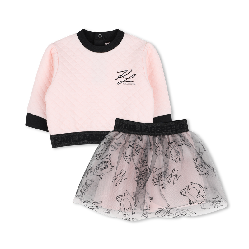 Ensemble Sweat-shirt et jupe KARL LAGERFELD KIDS 
                        FILLE