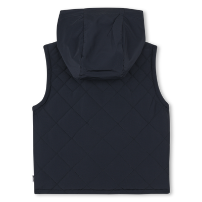 DOUDOUNE SANS MANCHES &Agrave; CAPUCHE BOSS GARCON