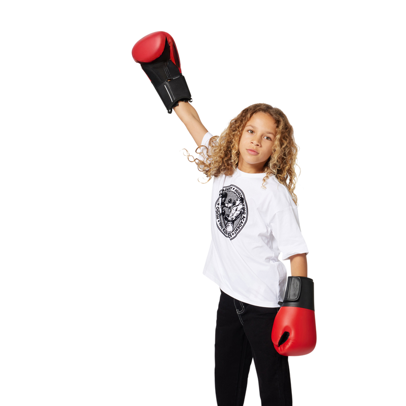 Doudoune réversible à capuche HUGO 
                        GARCON