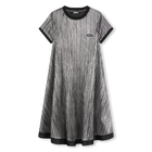 Robe pliss&eacute;e &agrave; manches courtes DKNY 
                    FILLE