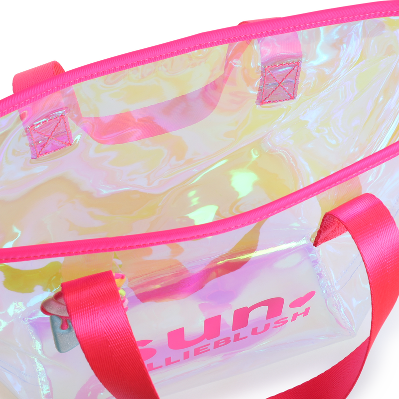 Sac cabas brillant avec badge BILLIEBLUSH 
                        FILLE