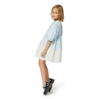 Robe &eacute;vas&eacute;e bicolore KENZO KIDS 
                    FILLE