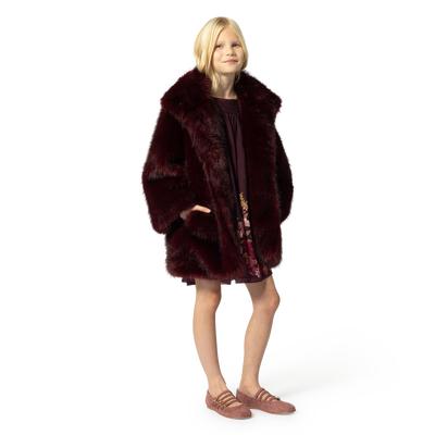 Manteau en polaire duveteuse CHLOE FILLE