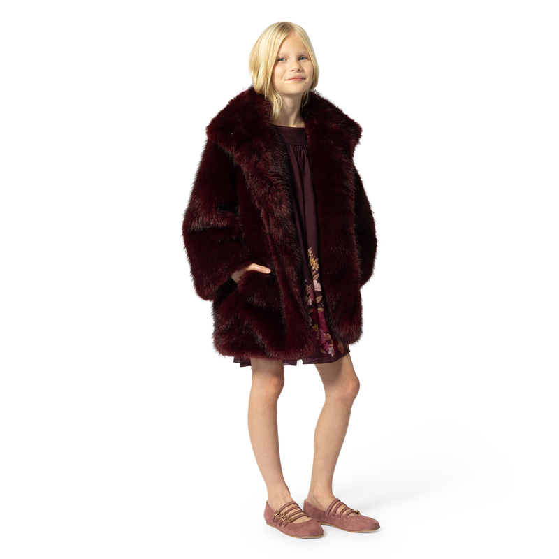 Manteau en polaire duveteuse CHLOE 
                        FILLE
