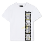 T-shirt met korte mouwen, WIT, hi-res