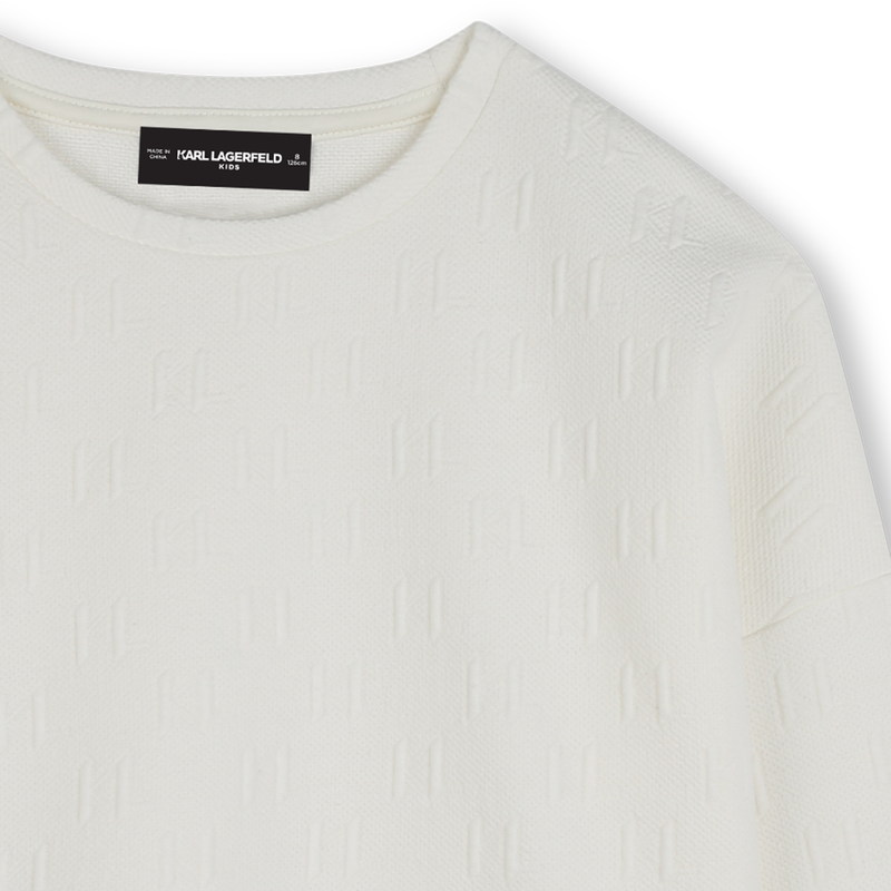 Sweat-shirt &agrave; manches longues KARL LAGERFELD KIDS 
                        FILLE