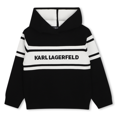 Sweater met capuchon KARL LAGERFELD KIDS BOY