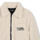 Blouson en sherpa KARL LAGERFELD KIDS 
                    GARCON