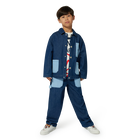 Jeans met zakken en borduursel KENZO KIDS 
                    BOY