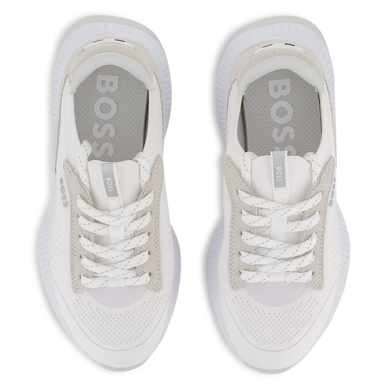 SNEAKERS MET VETERS BOSS 
                        BOY