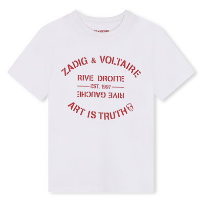 Katoenen T-shirt korte mouwen ZADIG & VOLTAIRE UNISEX