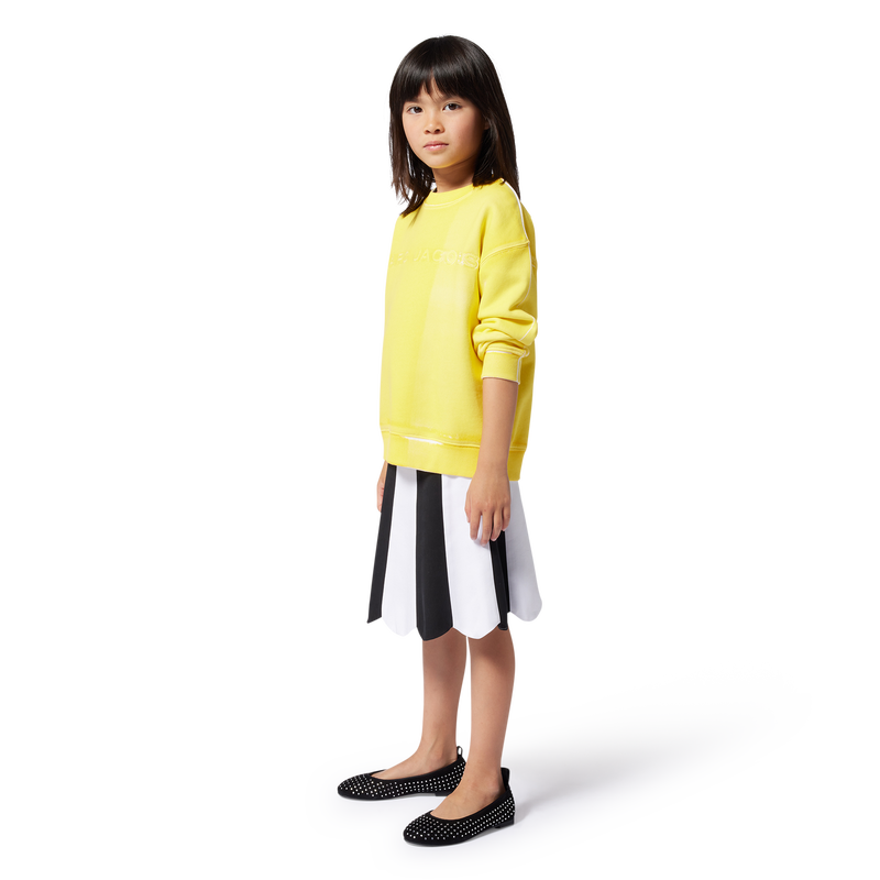 Jupe de c&eacute;r&eacute;monie ray&eacute;e MARC JACOBS 
                        FILLE