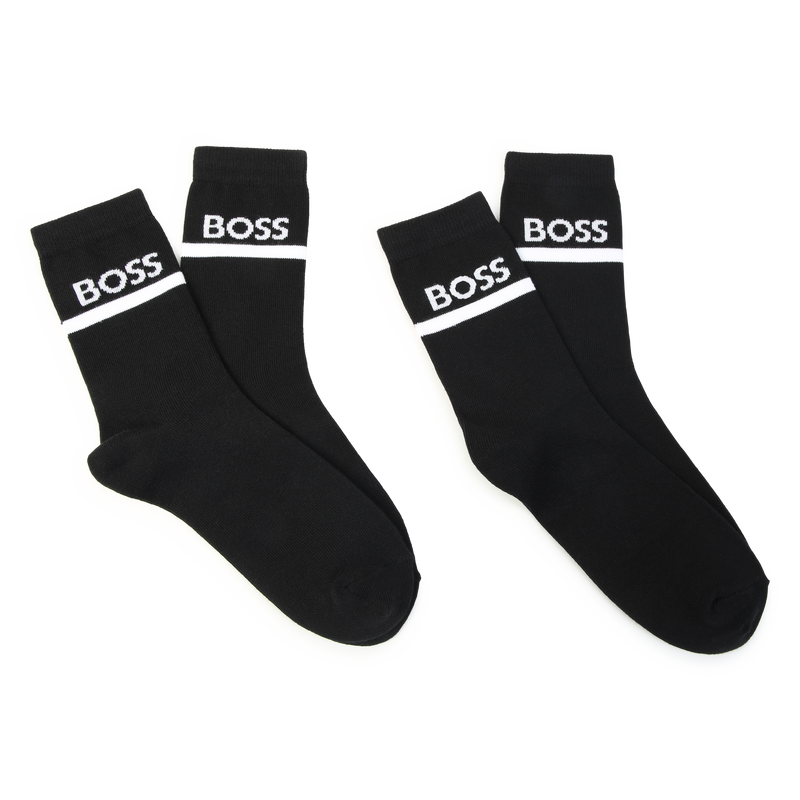 LOT DE 2 PAIRES DE CHAUSSETTES BOSS 
                        GARCON