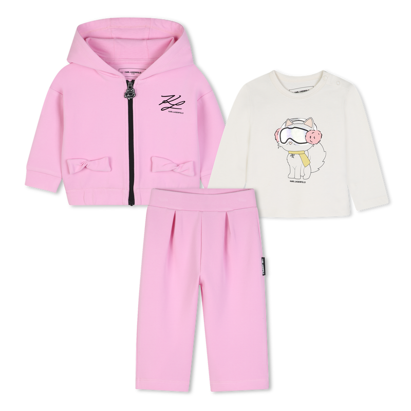 Joggingoutfit KARL LAGERFELD KIDS 
                        MEISJE
