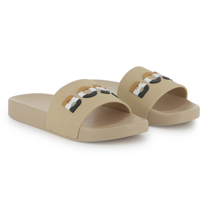 Slippers met brede band BOSS 
                        BOY