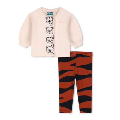 Ensemble tee-shirt et legging KENZO KIDS FILLE