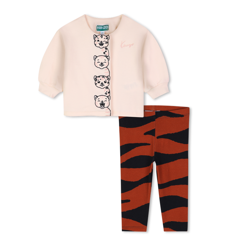 Ensemble tee-shirt et legging KENZO KIDS 
                        FILLE