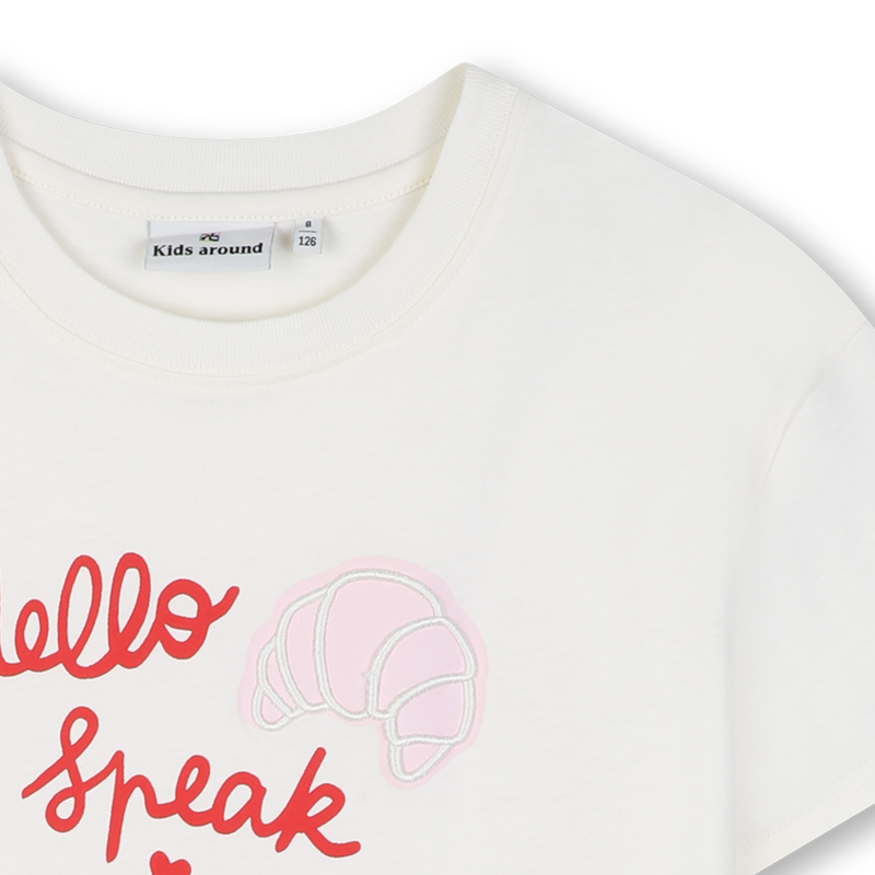 T-shirt met korte mouwen KIDS AROUND 
                        GIRL