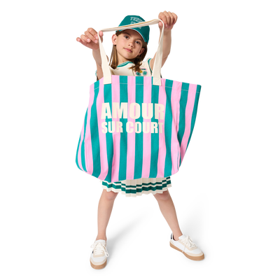 SAC CABAS EN COTON KIDS AROUND FILLE