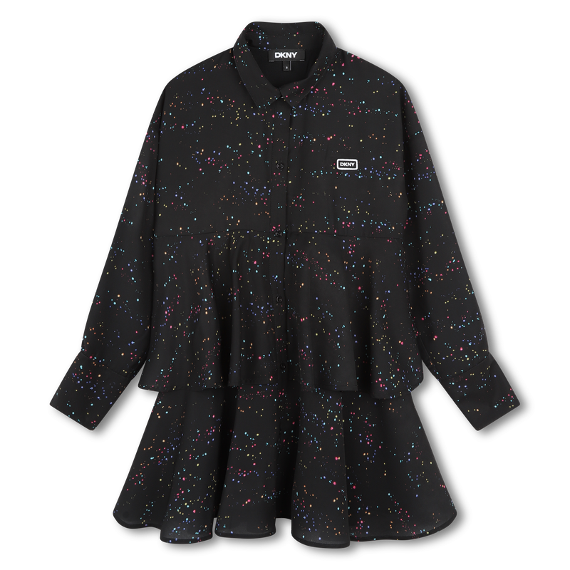 Jurk met ruches DKNY 
                        GIRL