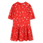 Robe &agrave; manches courtes bouffantes KENZO KIDS 
                    FILLE