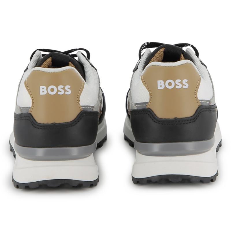 SNEAKERS MET VETERS BOSS 
                        BOY