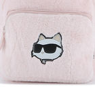 Petit sac &agrave; dos en polaire duveteuse KARL LAGERFELD KIDS 
                    FILLE