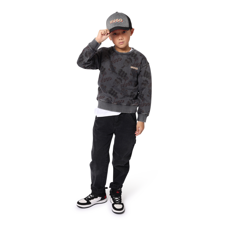 Jean ample uni HUGO 
                        GARCON