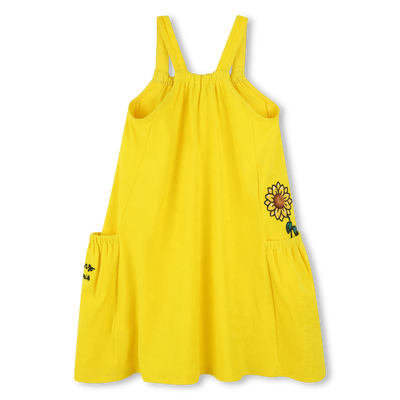 Robe avec broderies KENZO KIDS FILLE