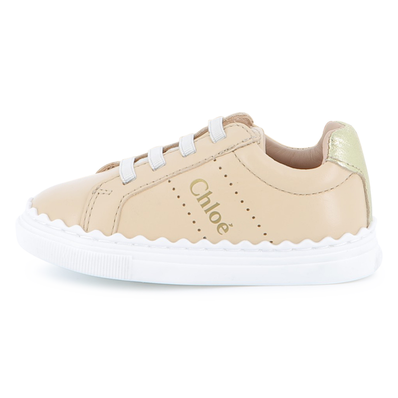 Schapenvacht Leren Sneakers CHLOE 
                        GIRL