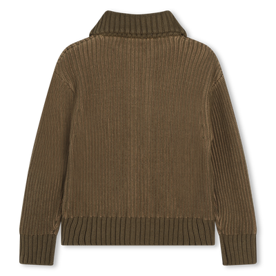 Cardigan zipp&eacute; en tricot TIMBERLAND GARCON