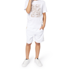 Katoenen T-shirt korte mouwen BOSS 
                    JONGEN