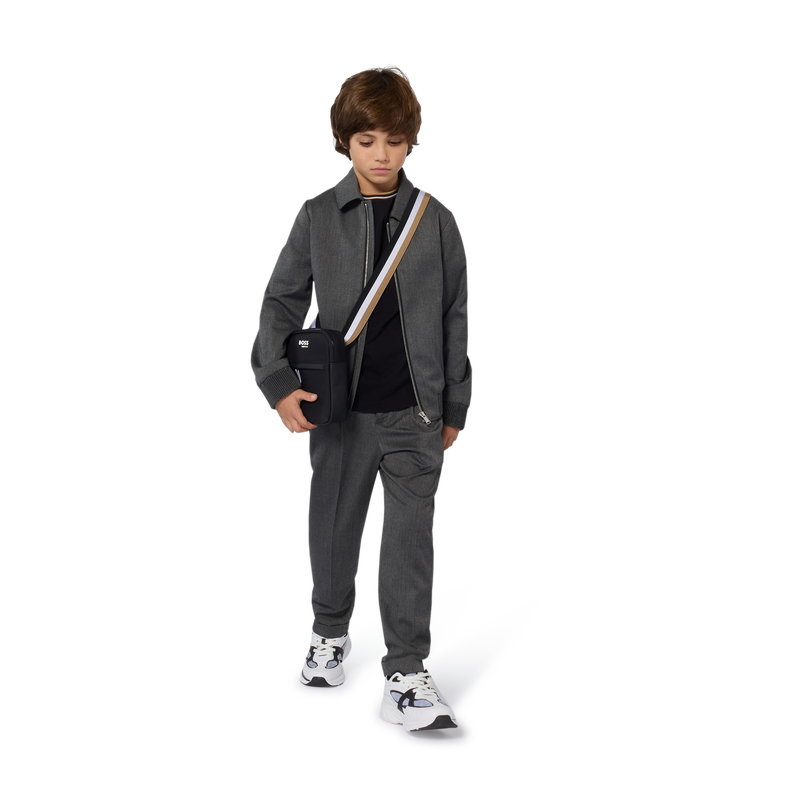 Messenger-tas van gecoat textiel BOSS 
                        BOY