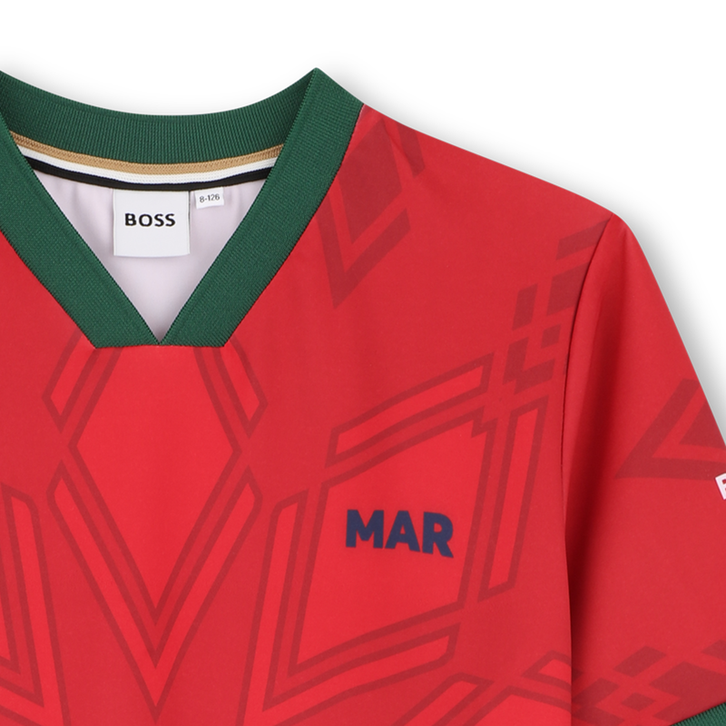 T-SHIRT MET KORTE MOUWEN BOSS 
                        BOY